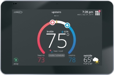伦诺克斯温控器ComfortSense 5500触摸屏恒温器