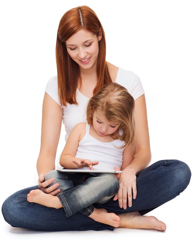 mom-kid-tablet