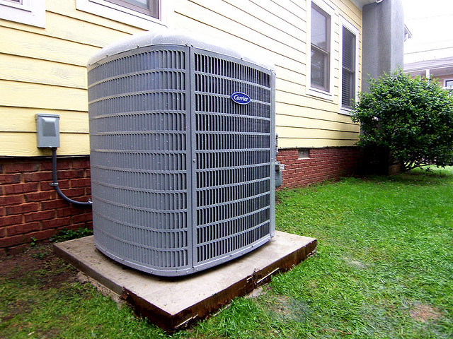Carrier-AC-landscaping